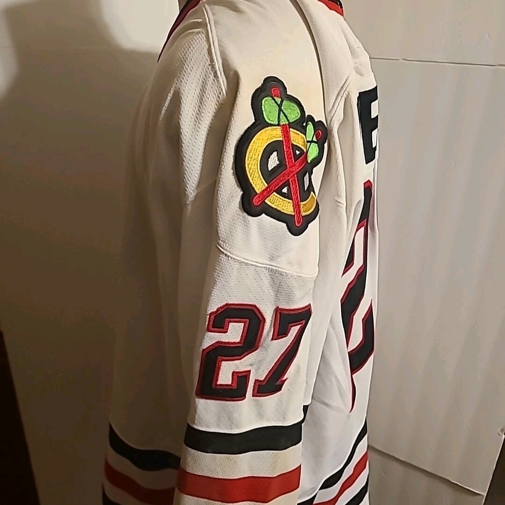 Vintage 90s 2xl Chicago Blackhawks Jersey Jeremy Roenick Hockey Starter Sewn - Picture 5 of 15